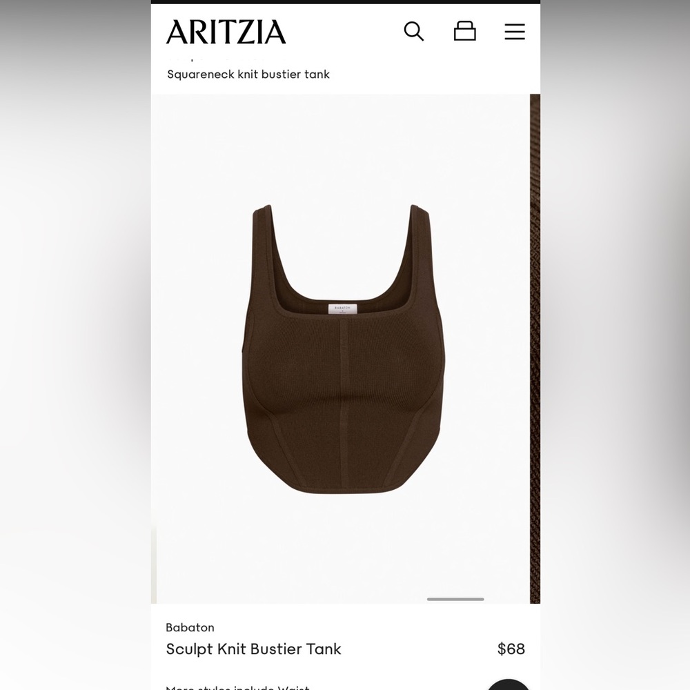 Aritzia knit top